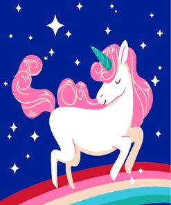 Unicorn Horse Magic Paint By Numbers