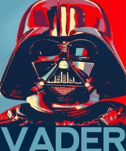 Darth Vader Star Wars Paint By Numbers
