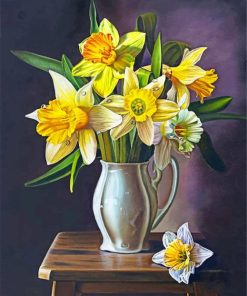 Floral Aesthetic Jug Paint By Numbers