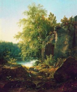 View of Valaam Island Nature Scenery Paint By Numbers
