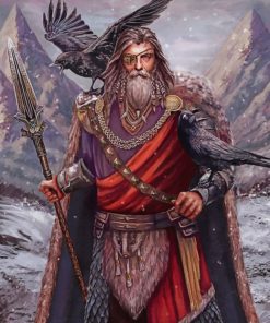 Viking God Odin Paint By Numbers