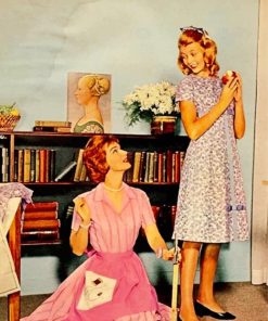 Retro Besties Vintage Paint By Numbers