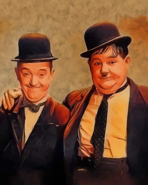 vintage-laurel-and-hardy-paint-by-number