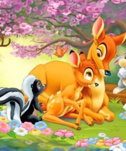 Bambi and Thumper Paint By Numbers