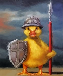 Warrior Duck Adventure Paint By Numbers