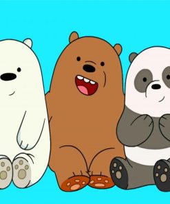We Bar Bears Animation Paint By Numbers