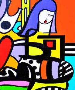 Colorful Abstract Women Paint By Numbers