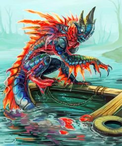Fantasy Monster Paint By Numbers