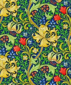 Golden Lily Botanical Paint By Numbers