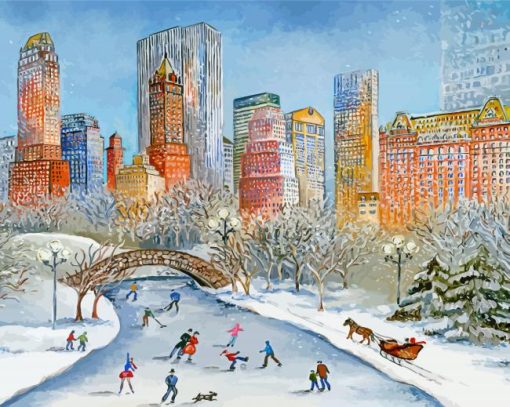winter-central-park-art-paint-by-number