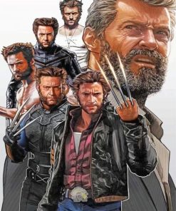 Wolverine X Men Paint By Numbers
