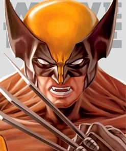 Logan Wolverine Superheroes Paint By Numbers