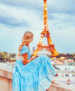 Paris Woman Adventure Paint By Numbers