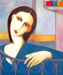 Aesthetic Vintage Woman Paint By Numbers