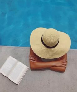 Summer Sunhat Relaxation Paint By Numbers