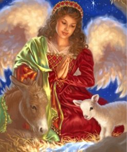 Angel of Birds Paint By Numbers