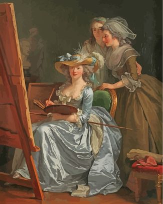 Elisabeth Vigee Le Brun Women Paint By Numbers