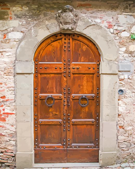 Finalized Italian Door Artwork