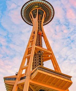 Seattle Space Needle Paint By Numbers