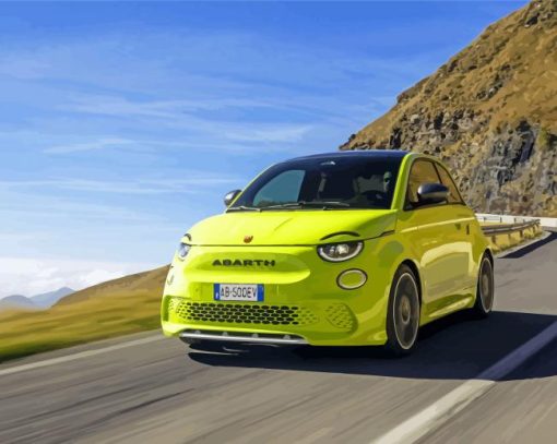 yellow-Abarth-paint-by-numbers