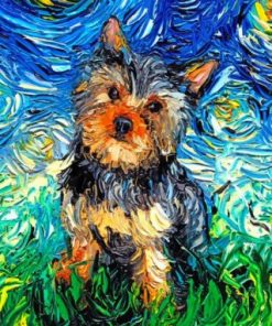 Yorkshire Terrier Dog Paint By Numbers