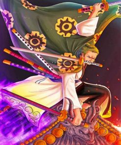 Zoro Roronoa One Piece Paint By Numbers